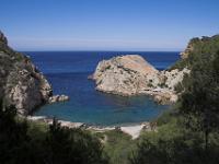 Malerische Es Potitxol Bucht